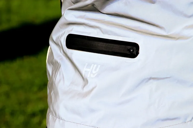 Hy Equestrian Silva Flash Reflective Jacket - Reflective Silver-2